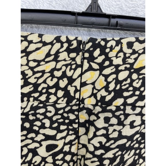 Yaly Couture Women's A Line Skirt Tulip Animal Print Lined Pleat Size Small - Picture 5 of 10